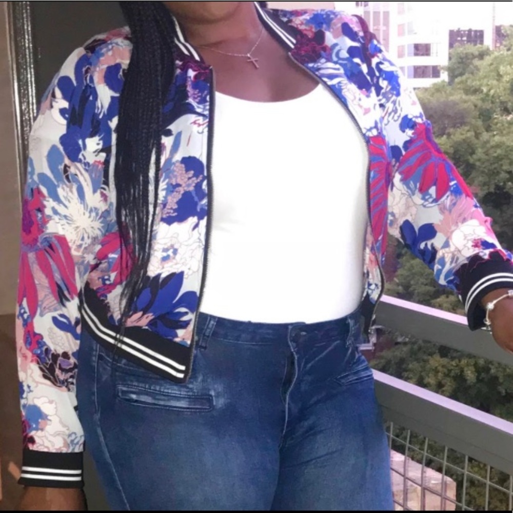 Floral Print Jacket